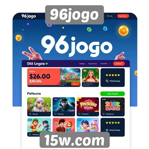 Navegação e usabilidade do site 96jogo